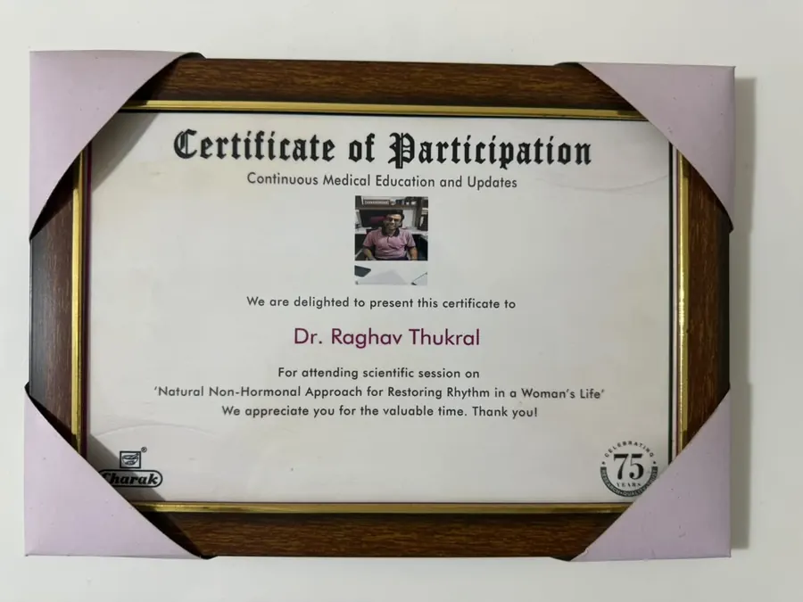 Certificate of Participation — Charak Pharma — Continuing Medical Education