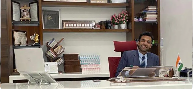 Dr. Raghav Thukral at his Ayurveda and diet clinic in East Mohan Nagar, Amritsar
