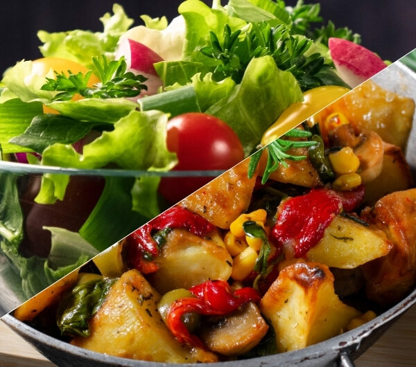 Cooked Food vs. Uncooked Food